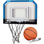 Amazon.com: Franklin Sports Over the Door Indoor Basketball Hoop - Kids Mini Hoop for Bedroom - Steel Rim Mini Hoop - Includes Ball and Pump - Red Light Up : Toys &amp; Games $14 &amp;more