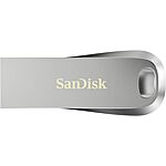 256GB SanDisk Ultra Luxe USB 3.1 Gen 1 Flash Drive $12.50