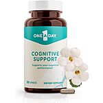 One-A-Day Cognitive Supplement – Brain Supplement to Support Cognitive Performance for Men and Women with Bacopa, Rhodiola, &amp; Holy Basil, 30 Capsules - $8.99