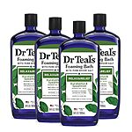 $17.67 w/ S&amp;S: Dr Teal's Foaming Bath with Pure Epsom Salt, 34 fl oz (Pack of 4) @ Amazon