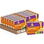 $23.46 w/ S&amp;S: Annie's Deluxe Macaroni &amp; Cheese with Organic Pasta, Aged Cheddar Cheese &amp; Shells, 11 oz (Pack of 12) @ Amazon