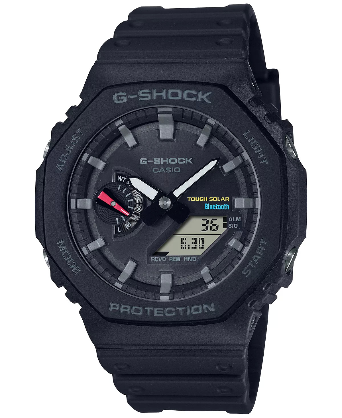 G-Shock Men's Analog Digital Black Resin Strap Watch 46mm, GAB2100-1A - $150 Macy's