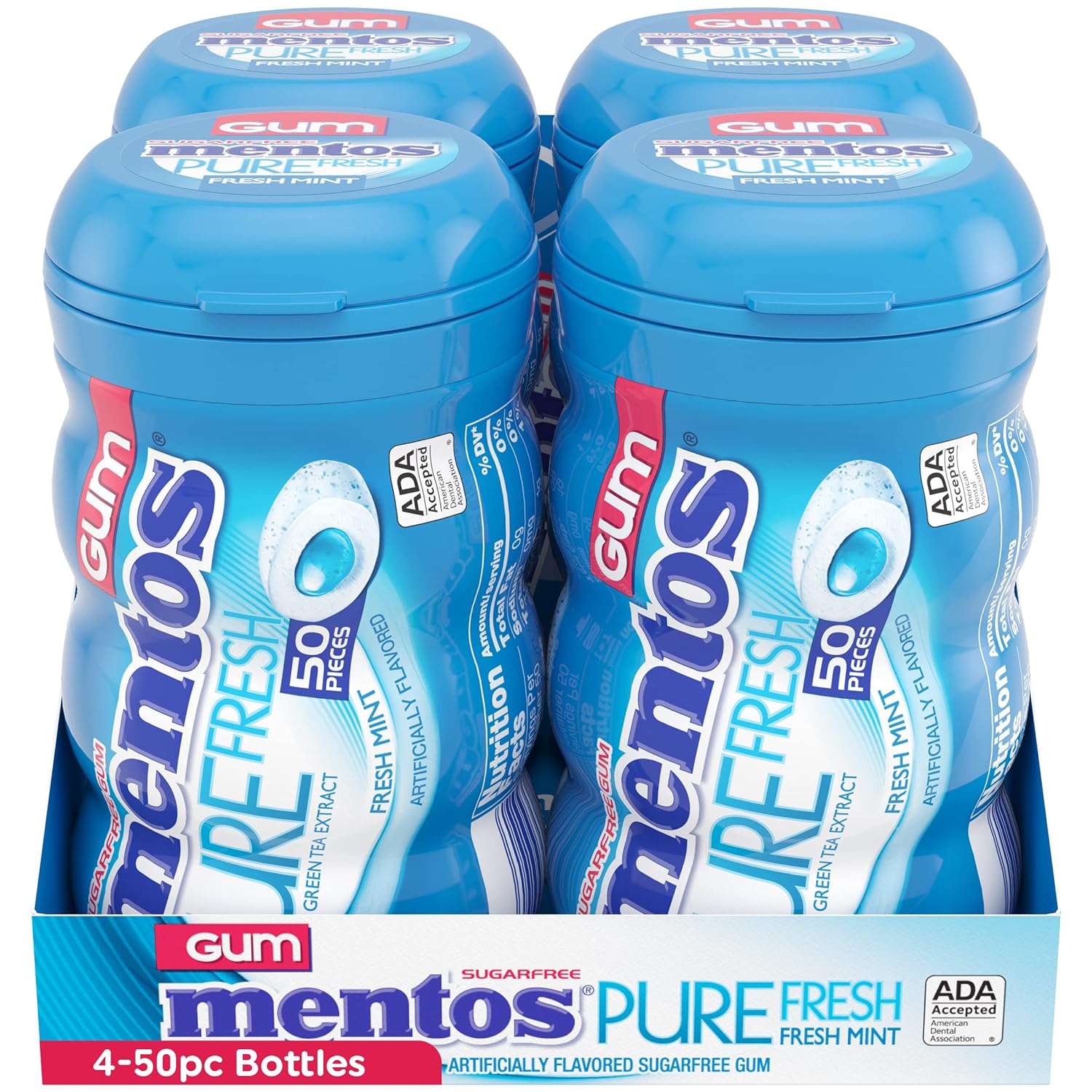 Mentos Gum: 4-Pack 50-Count (Fresh Mint) $10.30, 4-Pack 45-Count (Citrus Flavor) $10.12 w/ S&S + Free Shipping w/ Prime or on orders over $35