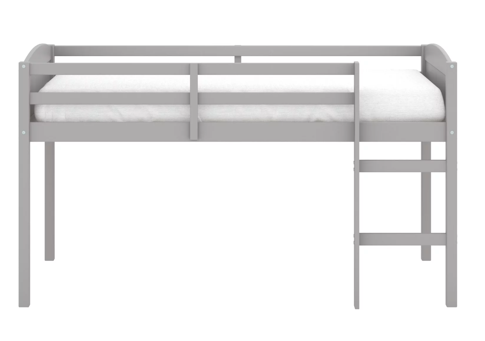 Living Essentials by Hillsdale Alexis Wood Arch Twin Jr. Loft Bed, Gray $115 Walmart