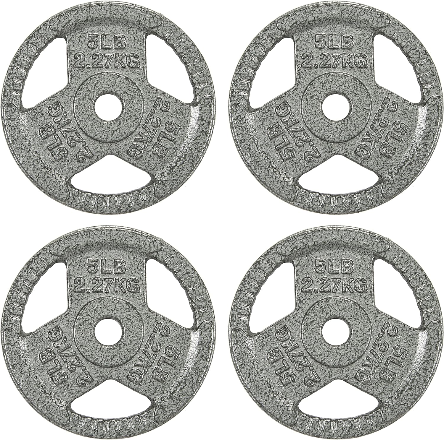 $38.00: Signature Fitness Cast Iron Plate Weight Plate, Multiple Sizes Amazon