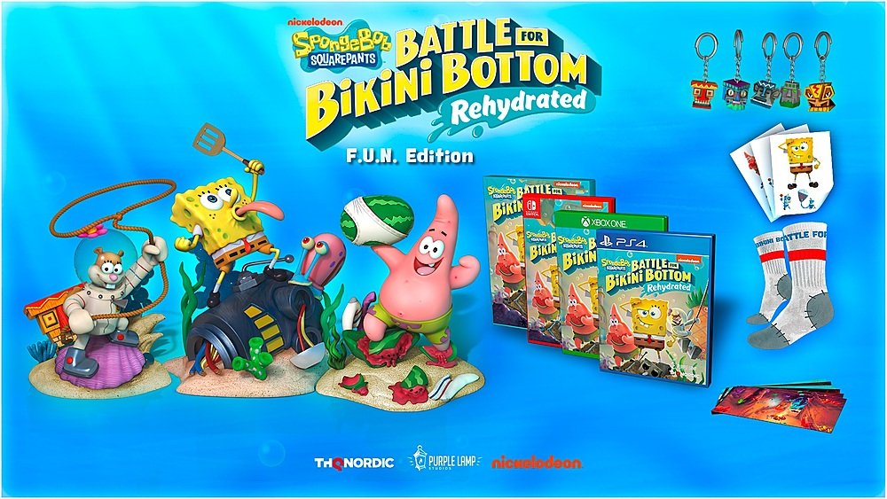 SpongeBob SquarePants Battle For Bikini Bottom Rehydrated F U N 