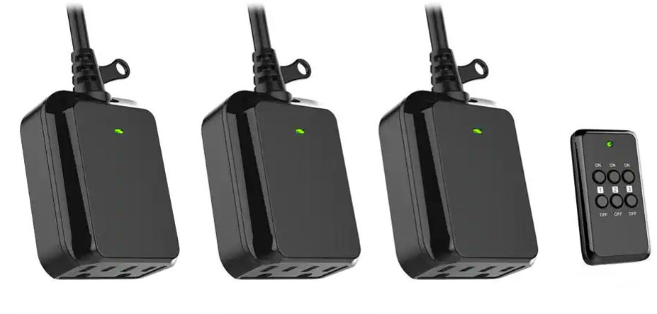 Defiant Wireless Indoor/Outdoor Remote Control outlet 3-pack $3.88 @ Home Depot