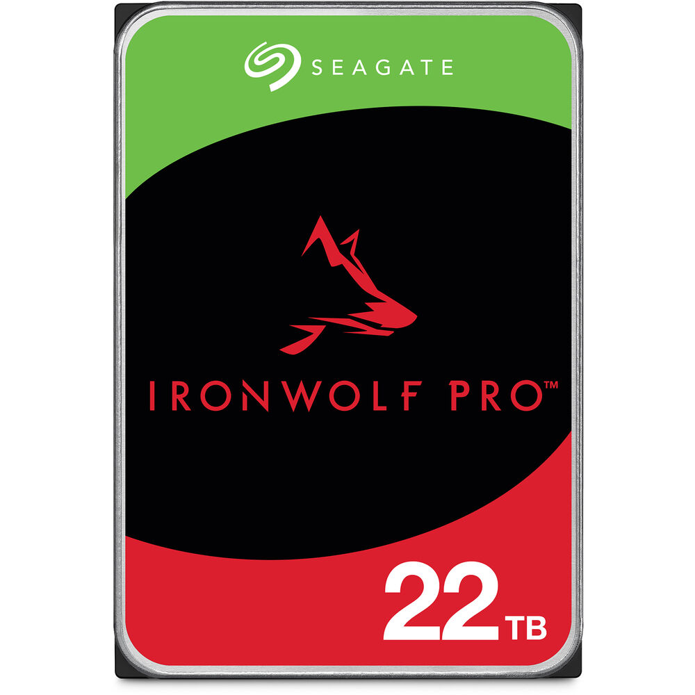 Seagate 22TB IronWolf Pro 7200 rpm SATA III 3.5" Internal NAS HDD (CMR)  $384.99 @B&H Deal Zone