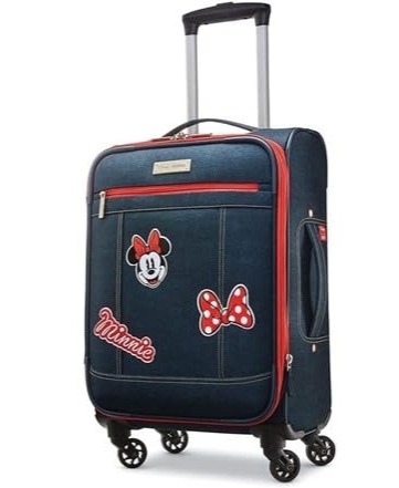 Disney Softside Minne Mouse 21" Carry-On - $49.99 - Free shipping for Prime members  Woot!