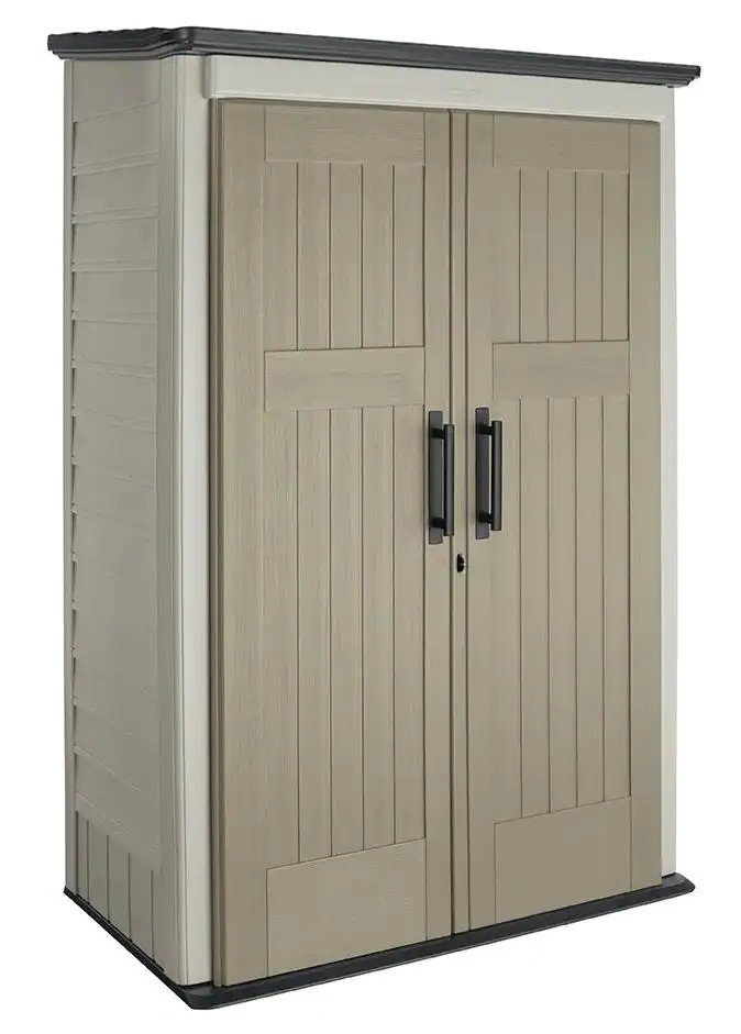 Big Max 2 ft. 6 in. x 4 ft. 3 in. Large Vertical Resin Storage Shed $300 | Home Depot | In-store; Very YMMV