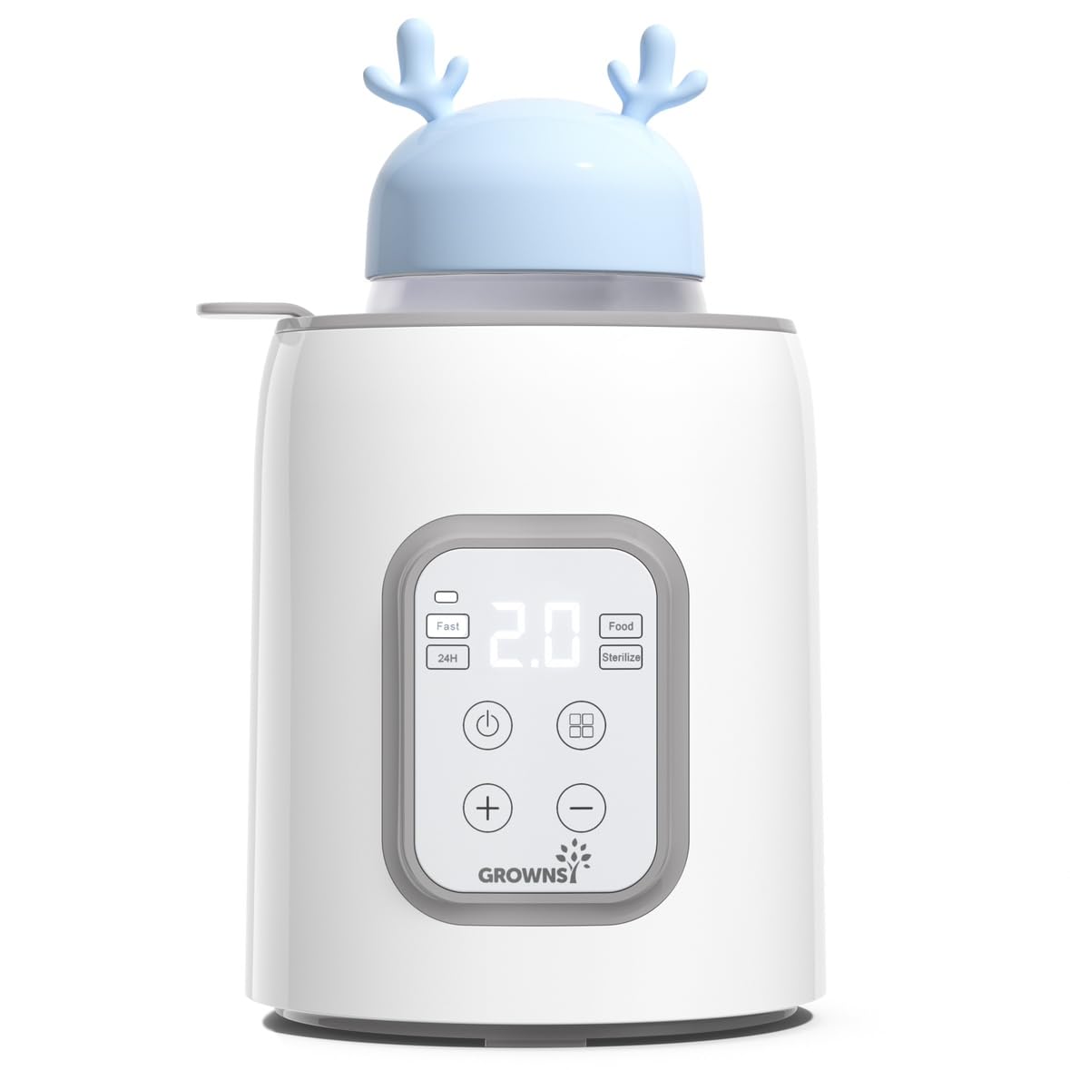 GROWNSY 8-in-1 Fast Baby Milk Warmer with Timer Gray - $27.99 - Free shipping for Prime members -Woot!