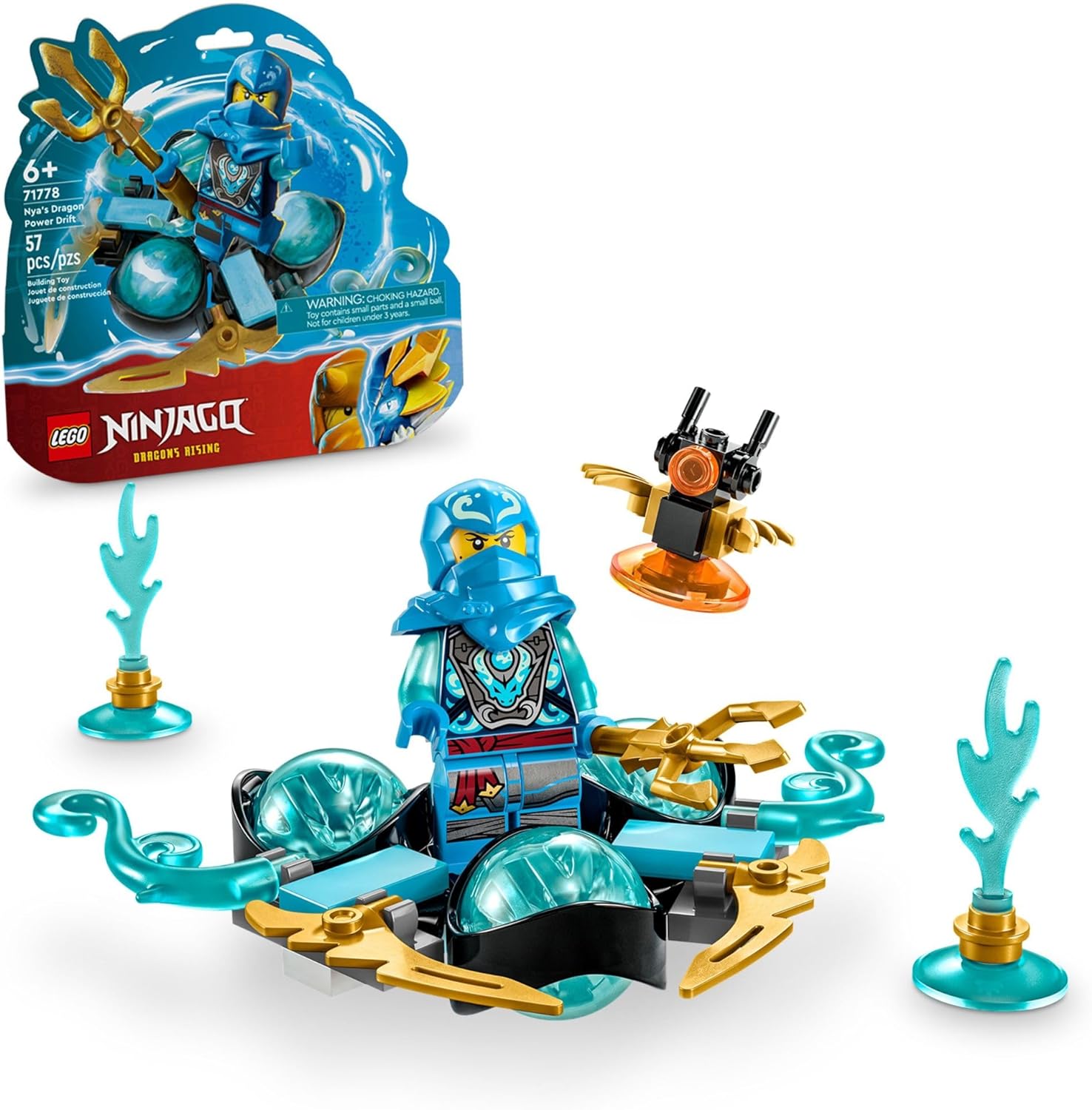 $8.24: LEGO NINJAGO NYA’s Dragon Power Spinjitzu Drift (71778) @ Amazon