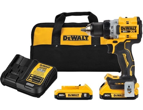 DeWalt DCD800D2 20V MAX* XR Brushless Cordless 1/2 In. Drill/Driver Kit, $129 or $119 with coupon @ Fasteners Inc