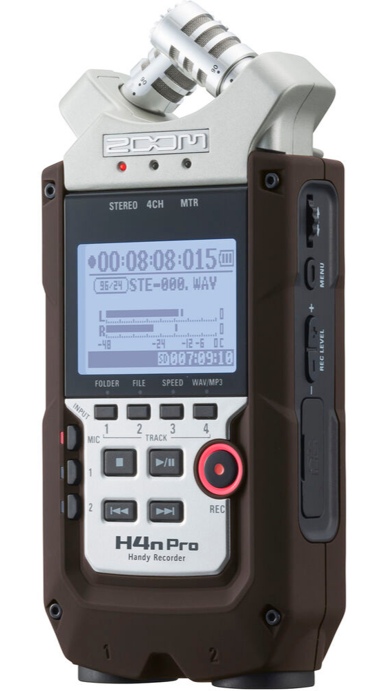 Zoom H4n Pro 4-Input / 4-Track Portable Handy Recorder with Onboard X/Y Mic Capsule (Brown). $129.99 @B&H Deal Zone