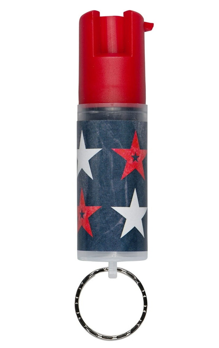 SABRE Pepper Spray with Key Ring (Patriotic Design) $3  + Free S&H w/ Walmart+ or $35+
