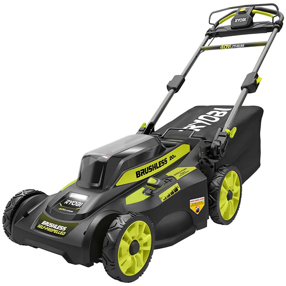 Ryobi 40V Brushless 20 in. Cordless Battery Walk Behind Self-Propelled Mower with 6.0 Ah Battery and Charger $359 Home Depot YMMV