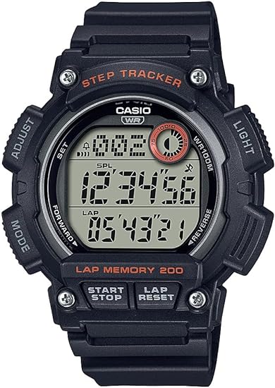 $23.19: Casio Men's Quartz Sport Watch with Plastic Strap, Black, 24 (Model: WS2100H-8AV) @ Amazon