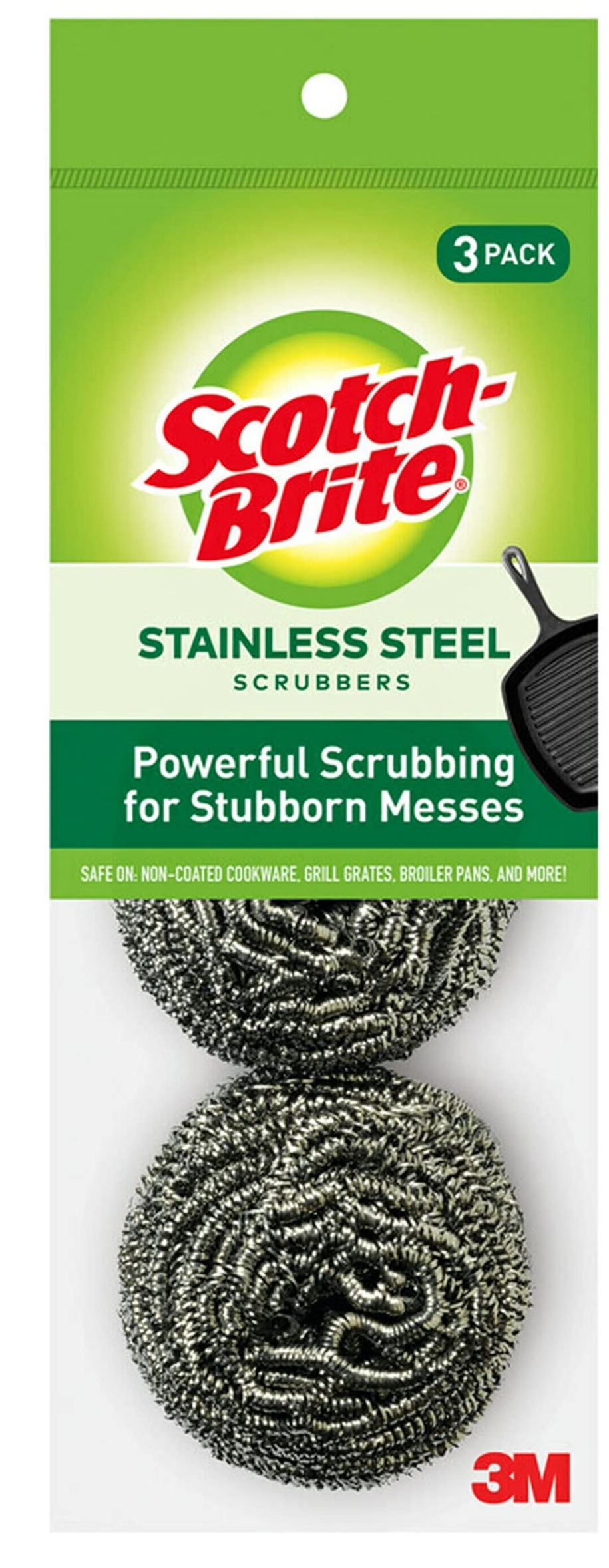 Scotch-Brite Stainless Steel Scrubber [3 Pack] [Subscribe & Save] $2.36 @ Amazon