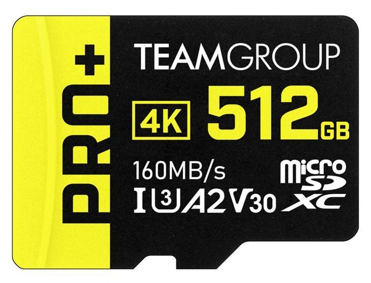 512GB Team Pro+ microSD Card @ $22.49 with code SSA2DR2956 @ Newegg