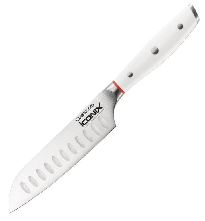 5" Cuisine::pro ICONIX Steel Full Tang Santoku Knife (Black Handle) $15 + Free Shipping