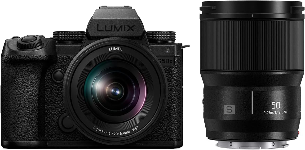 Panasonic Lumix S5 II X with 20-60mm and 50 mm 1.8 $2347.98