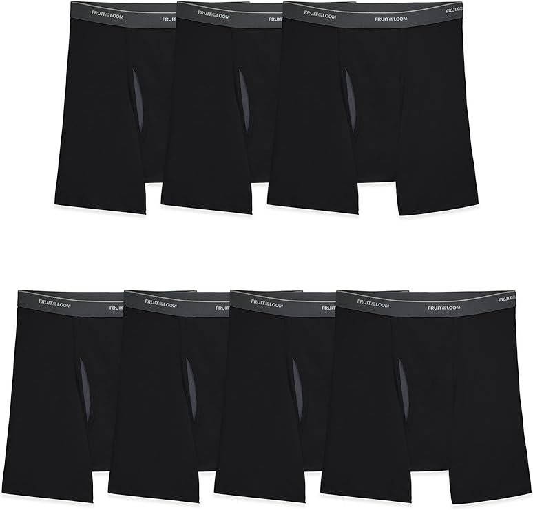 10-Pack Fruit of the Loom Men's CoolZone Boxer Briefs (Assorted or Black & Gray) $18.98 + Free S&H w/ Walmart+ or $35+