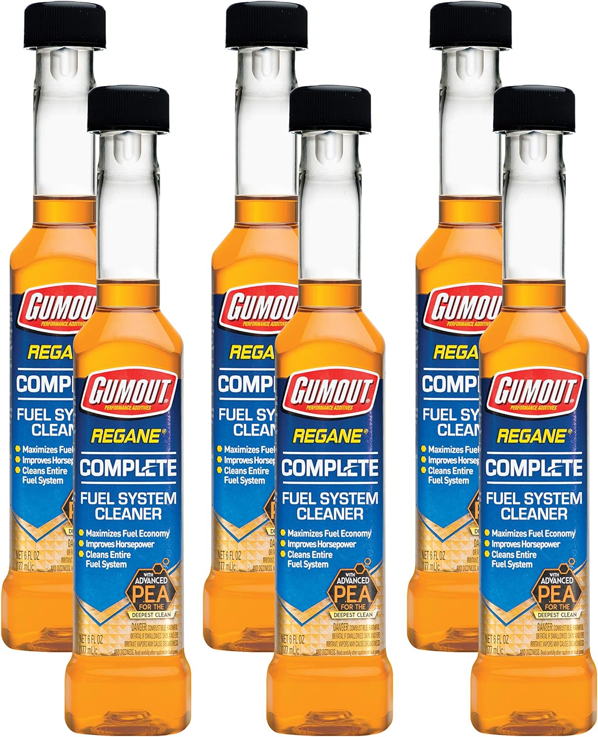 Gumout Regane Complete Fuel System Cleaner, 6 oz. (Pack of 6) 20.76