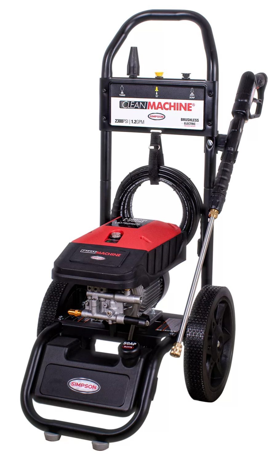 Clearance YMMV - Simpson 2,300 PSI 1.2 GPM Electric Cold Water Clean Machine Residential Pressure Washer - Made in USA - $119.99