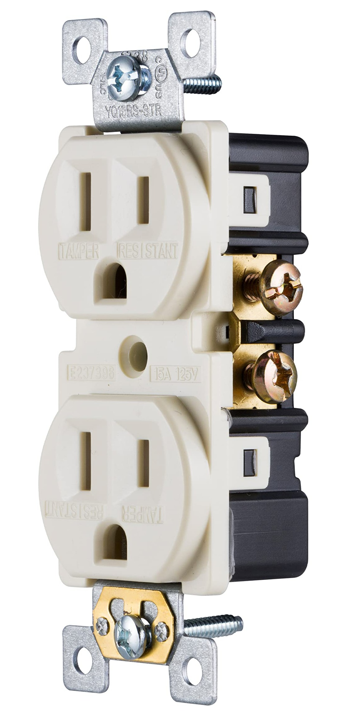 GE 15-Amp Tamper Resistant Safety Outlet (Light Almond) $1.50 + Free Shipping w/ Prime or on $35+