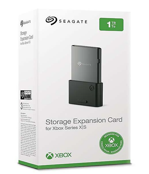 YMMV: Seagate 1TB Storage Expansion Card for Xbox + $25 rebate - $54.96 ($79.96 + $25 points) Staples B&M