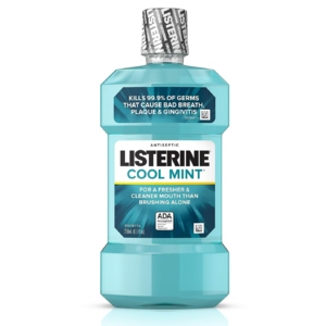Listerine Cool Mint Antiseptic Mouthwash for Bad Breath, Plaque and Gingivitis, 250 ml [Subscribe & Save] $2.65 @ Amazon