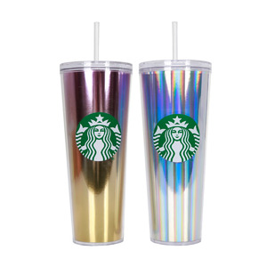 24oz Starbucks Tumbler Set with Iced Coffee K-Cups, 2-pack $16.99 @ Costco