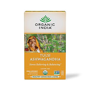 18-Count Organic India Tulsi Tea Bags (Various) $2.80 w/ Subscribe & Save