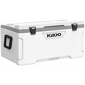 $69.99*: 100-Quart Igloo Latitude Marine Ultra Hard-Sided Cooler (White) at Amazon
