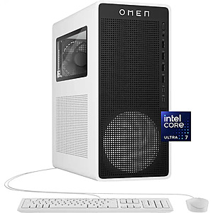 HP OMEN - 16L Gaming Desktop - Intel Core Ultra 7 265F - 16GB DDR5 Memory - NVIDIA GeForce RTX 5060 Ti 16GB GDDR7 - 1TB SSD - Panda Metal $1179.99