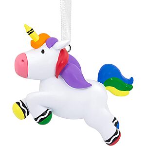 $3.95: Hallmark Crayola Unicorn Resin Christmas Ornament at Amazon