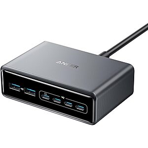 Costco Members: Anker Prime Charger 200W 6-Port GaN Charging Station $47 + Free Shipping