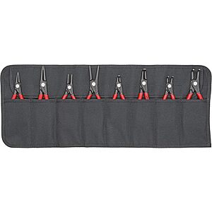 $133.37: 8-Piece KNIPEX Precision Circlip Pliers Set (001958V02) at Amazon