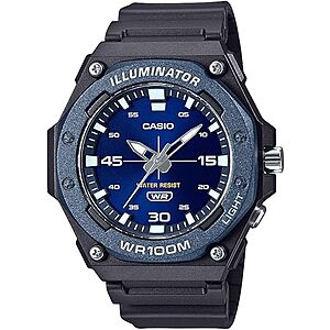 Casio Illuminator Men's 46mm Watch (Blue/Black) $27.55 