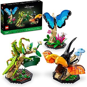 $40: 1111-Piece LEGO Ideas - The Insect Collection (21342, 2023) at Amazon