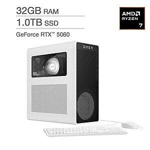 Costco Members: HP OMEN 16L Gaming Desktop: Ryzen 7 8700F, RTX 5060(8GB), 32GB RAM, 1TB SSD $899.99