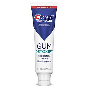 [S&S, AC] $3.56*: 4.8-Oz Crest Pro-Health Gum Detoxify Deep Clean Toothpaste at Amazon