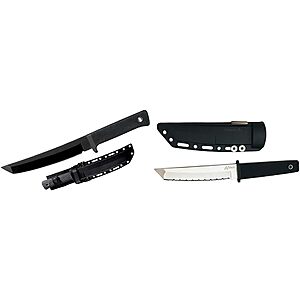 Cold Steel Fixed Blade Knives: 7" Recon Tanto SK-5 + 5.5" Kobun Serrated $47.50 + Free Shipping