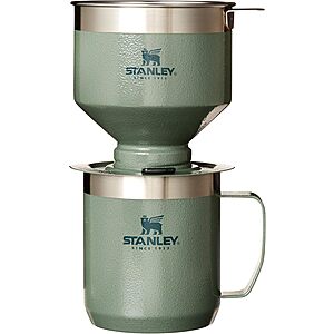 12-Oz Stanley Perfect Brew Stainless Steel Pour Over Camp Mug w/ Lid (Green) $24.10 