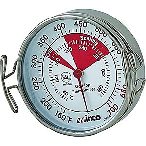 $4.80* | 2" Winco Grill Surface Thermometer w/ Pot Clip at Amazon