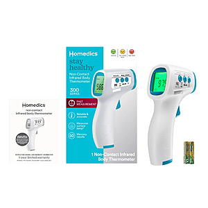 Homedics Non-Contact Infrared Body Thermometer $19.99 Shipping Included Costco.com