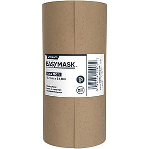 $2.28* | Trimaco 6" x 180' Brown General Purpose Masking Paper at Amazon