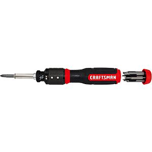 CRAFTSMAN 6x SpeedDrive Ratcheting Screwdriver + 7 Bits $23.90