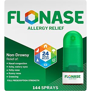 Select Accounts: Flonase Allergy Relief Nasal Spray (144 Sprays) $9.20 w/ S&S