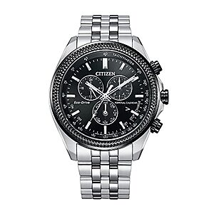 44mm Citizen Men's Eco-Drive Classic Chronograph Watch (Stainless w/ Black Dial) $220 + Free S&H